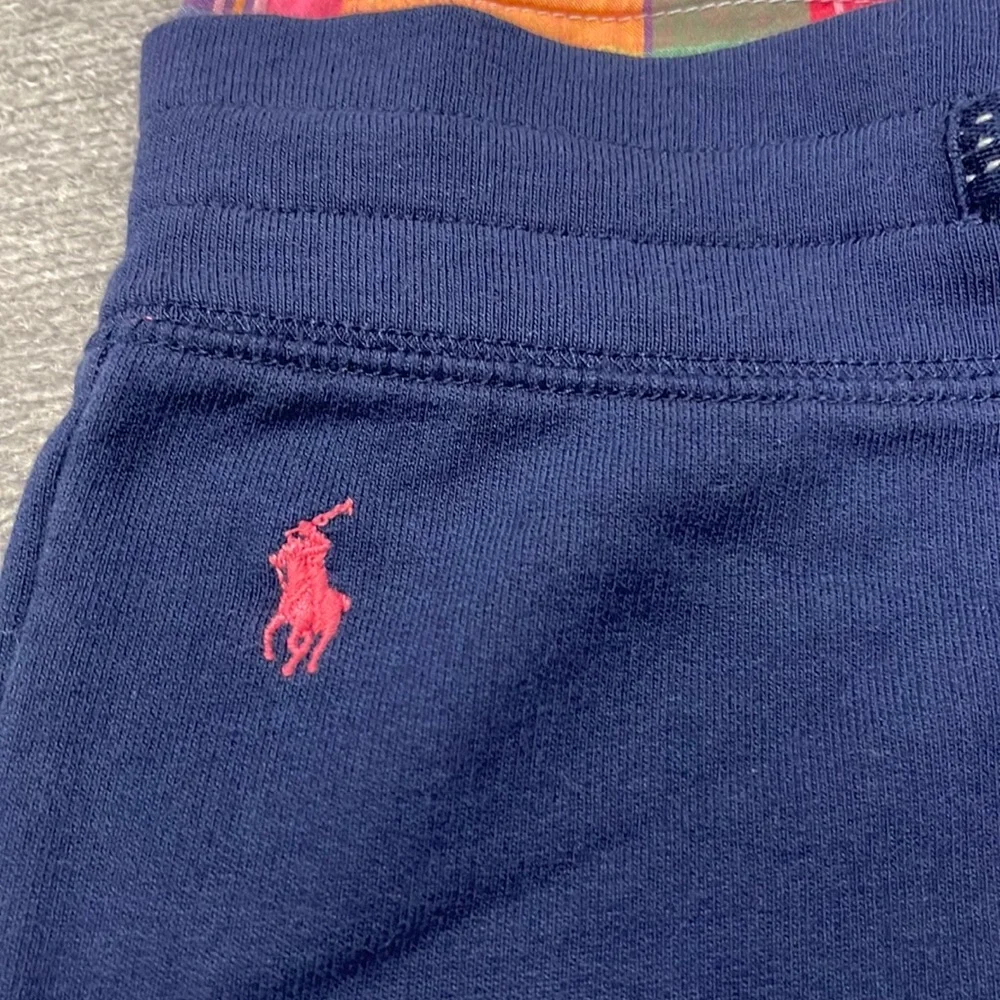 NWT Ralph Lauren Girls Navy Sweat Shorts